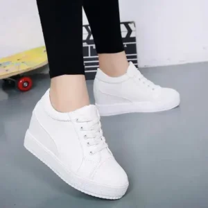 Nanpra Women'S Fashion Platform Platform Sneakers