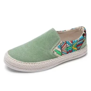 Nanpra Men'S Fashion Espadrille Sole Canvas Shoes