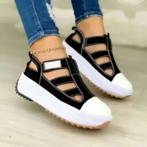 Nanpra Creative Cutout Platform Sneakers