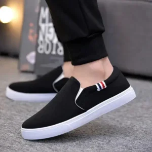 Nanpra Men Casual Breathable Flat Canvas Shoes