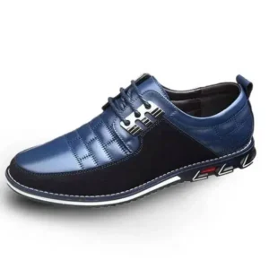 Nanpra Men Casual Check Pu Shoes