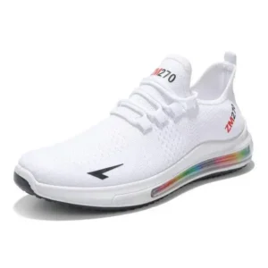 Nanpra Men'S Casual Rainbow Bottom Air Cushion Running Sneakers